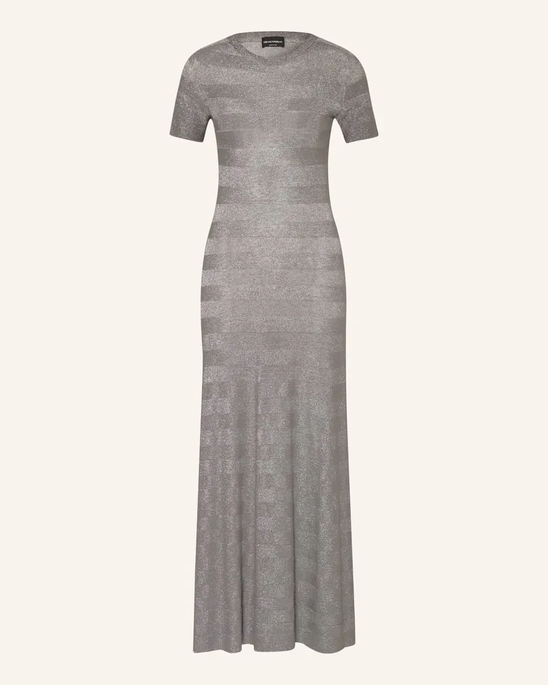 Emporio Armani Strickkleid Silber