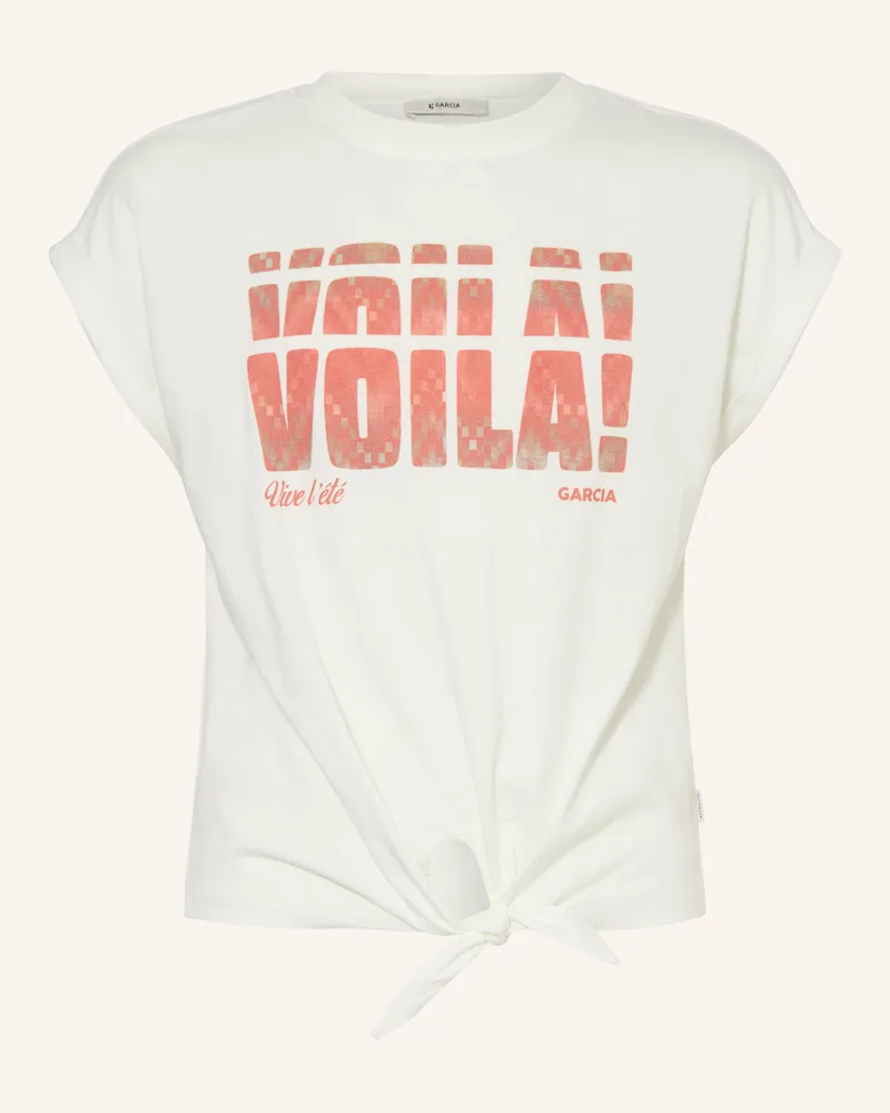 Garcia Jeanswear T-Shirt weiss Creme
