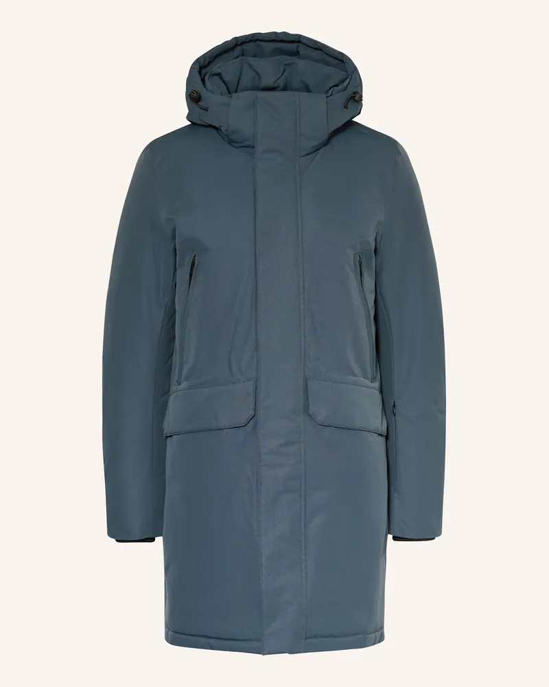 ECOALF Parka mit abnehmbarer Kapuze Dunkelblau