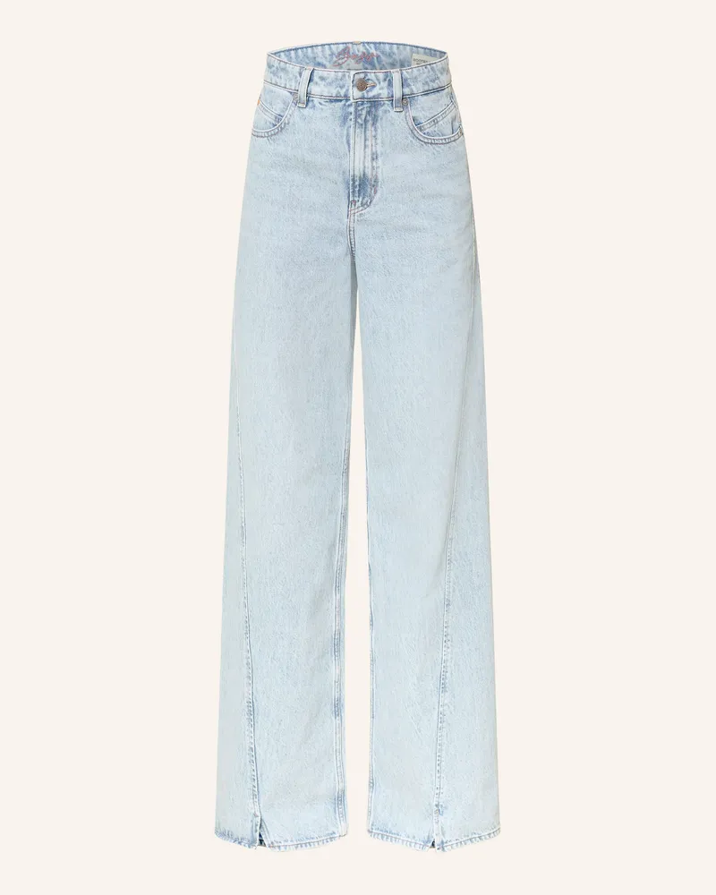 HUGO BOSS Wide Leg Jeans Marlene blau 460
