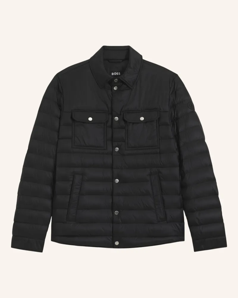 HUGO BOSS Casual Jacke H-DAHANSO Schwarz