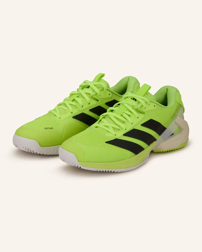 adidas ADIZERO UBERSONIC 5 CLAY TENNISSCHUH Neongrün