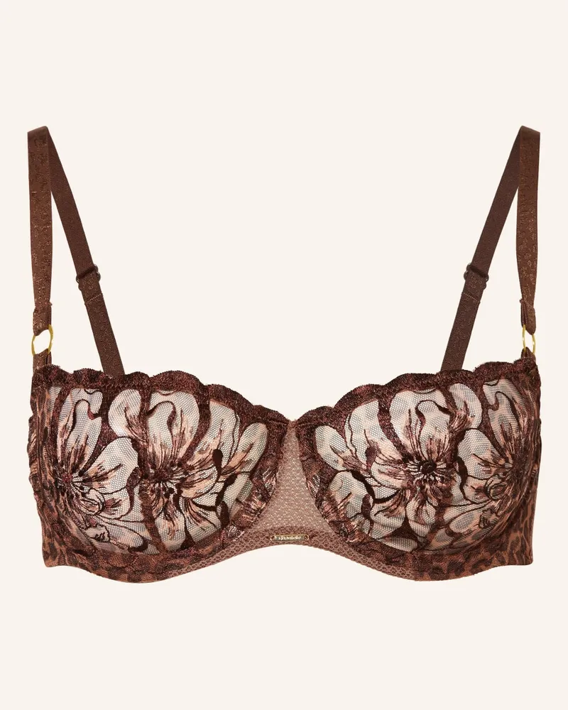 Chantelle Balconette-BH FLEURS Braun