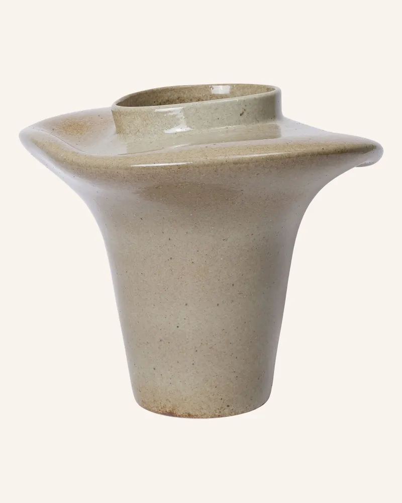 ferm LIVING Vase Evio gruen Khaki