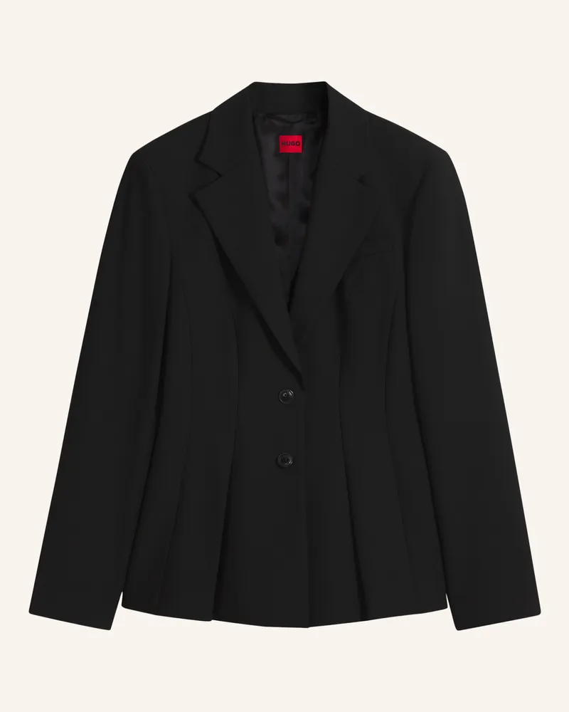 HUGO BOSS Blazer Almeda Regular Fit schwarz Schwarz