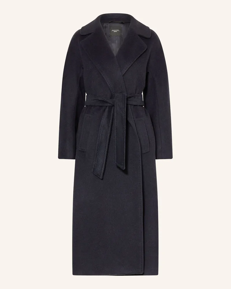Max Mara Mantel Tempera blau Dunkelblau