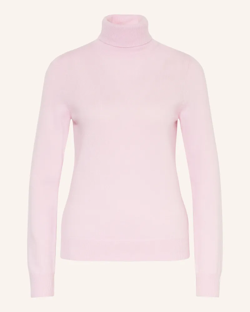 Repeat Rollkragenpullover aus Cashmere Hellrosa