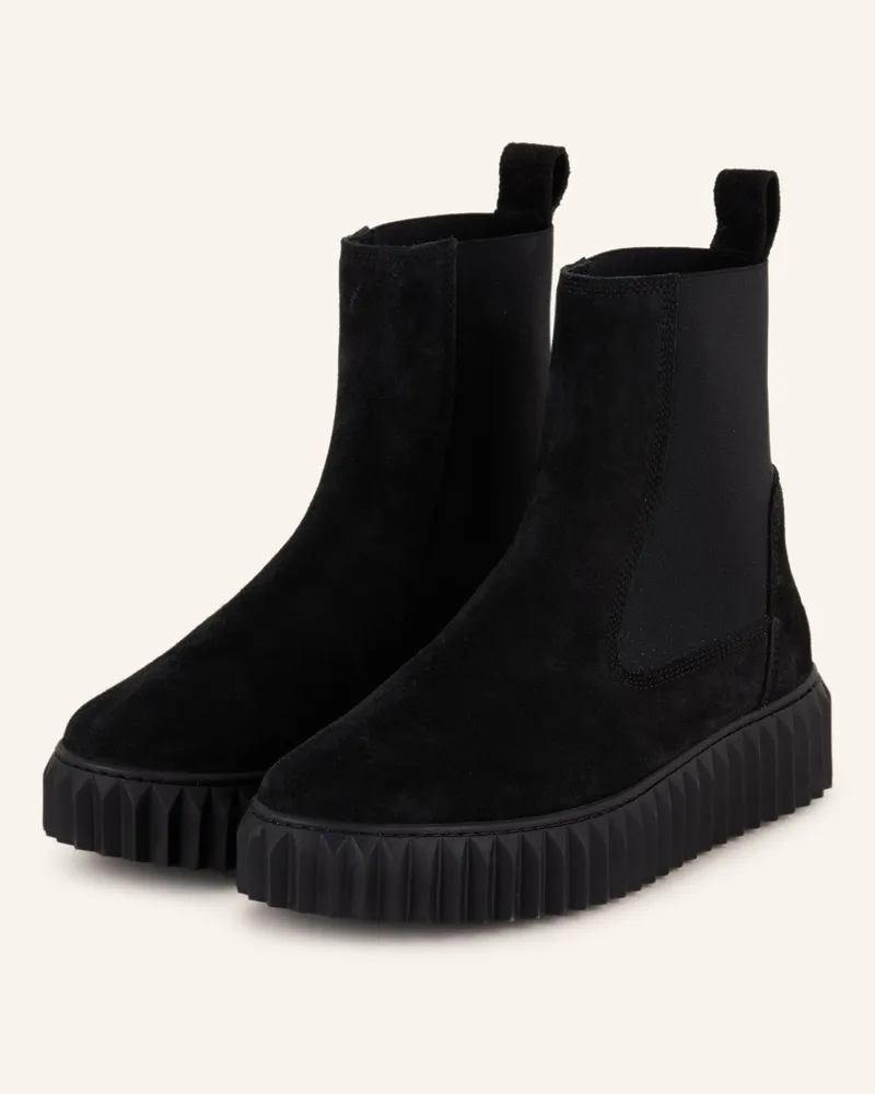 Voile Blanche Chelsea-Boots Beth schwarz Schwarz