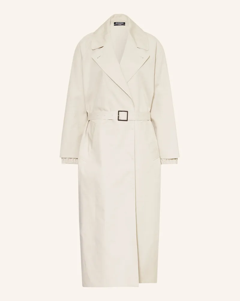 Jacquemus Mantel TRAPEZI Creme