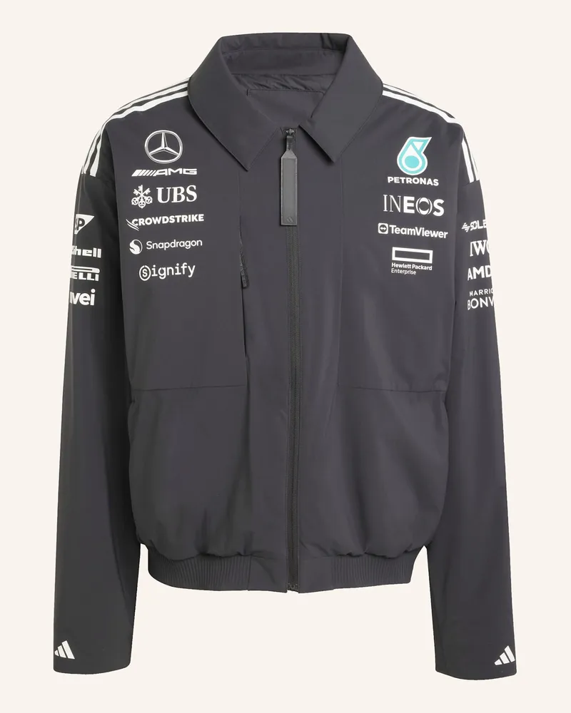 adidas MERCEDES - AMG PETRONAS FORMULA ONE TEAM JACKE Schwarz