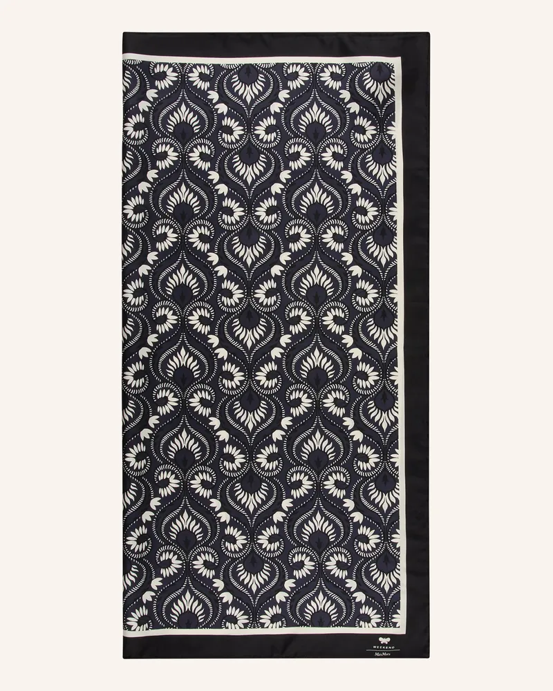 Max Mara Seidentuch WKAONESTO Dunkelblau