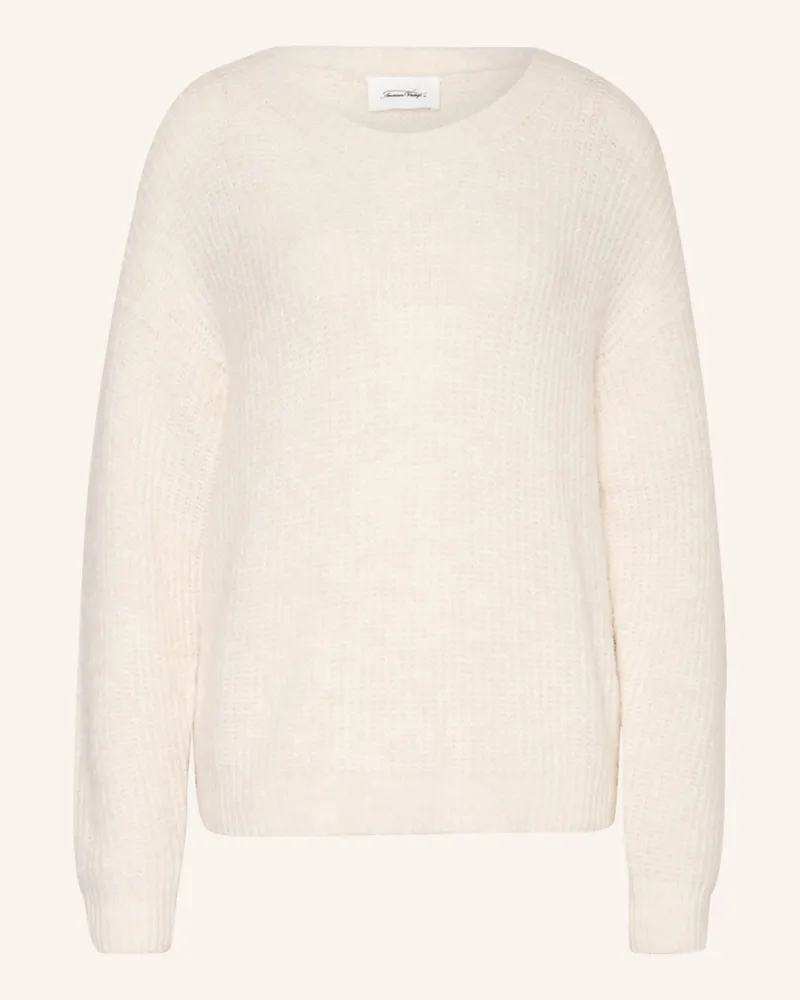 American Vintage Pullover East Mit Alpaka weiss Ecru