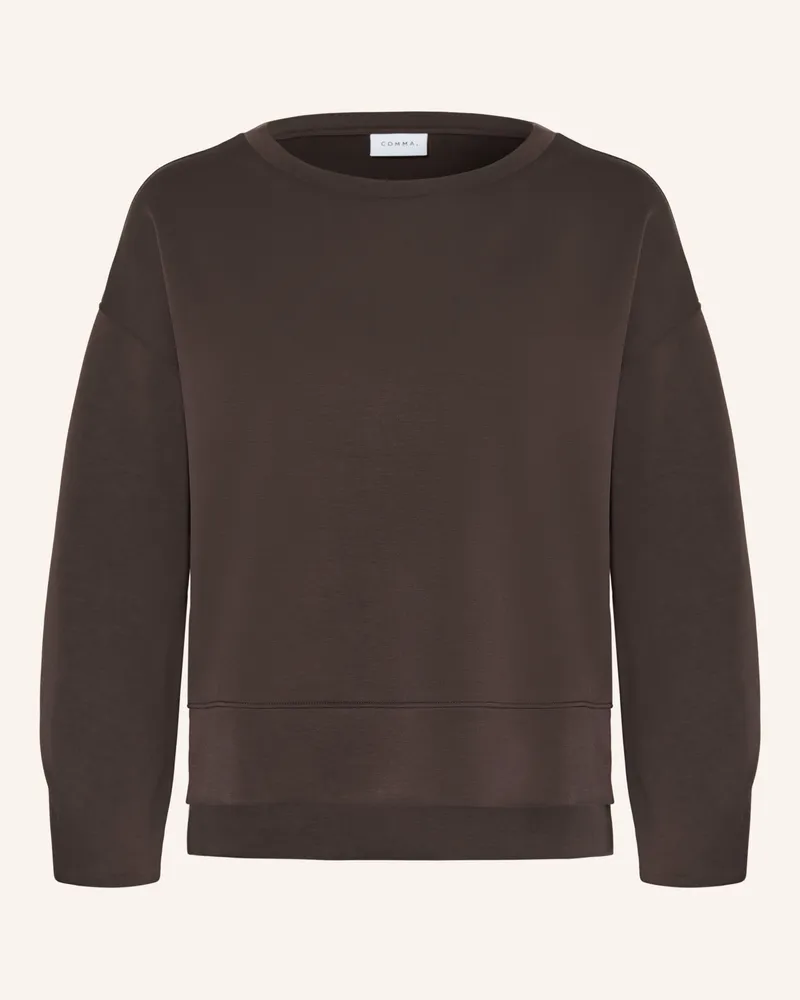 COMMA Sweatshirt braun Dunkelbraun