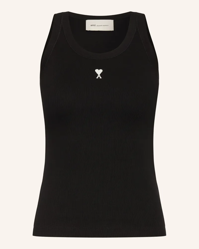 AMI Paris Top schwarz Schwarz