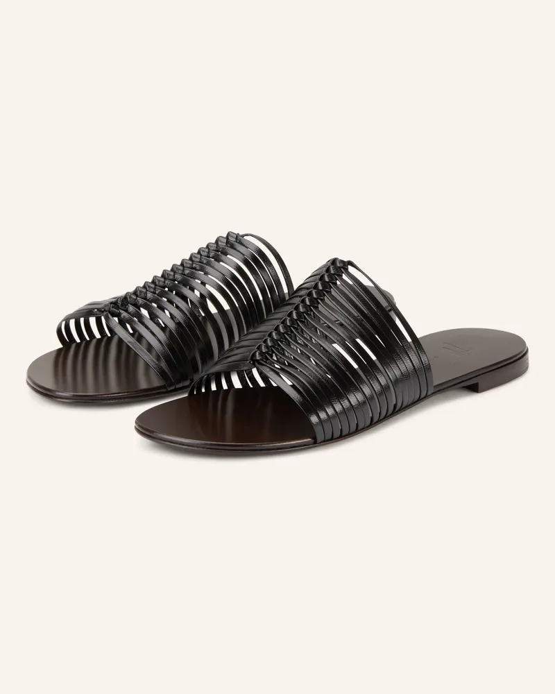 Giuseppe Zanotti Pantoletten Savoia schwarz Schwarz