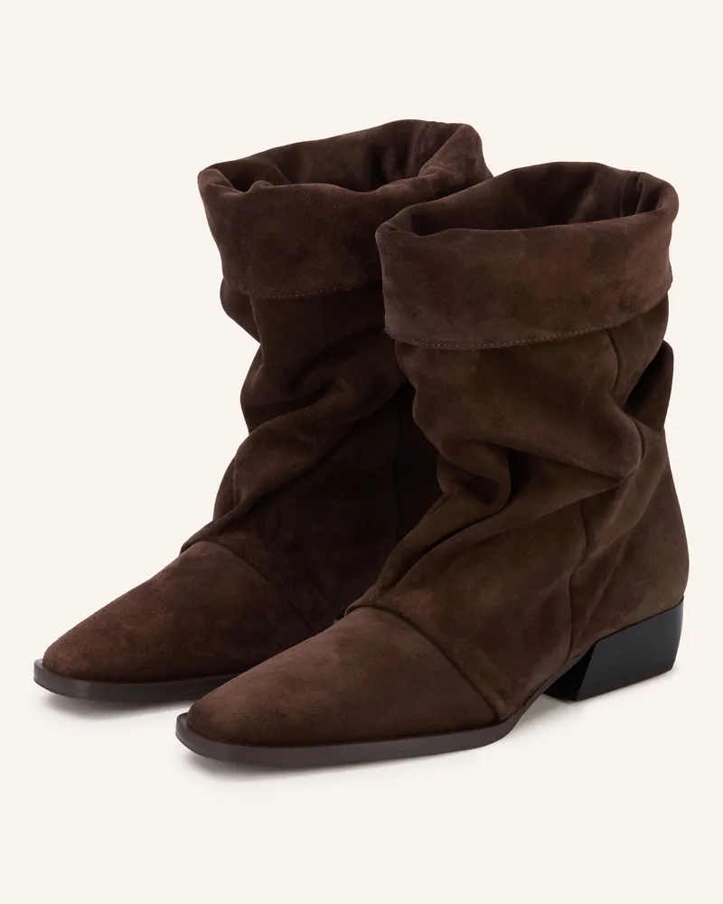 Thea Mika Cowboy Boots Enya braun Dunkelbraun