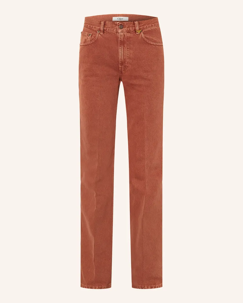 Chloé Straight Jeans braun 237