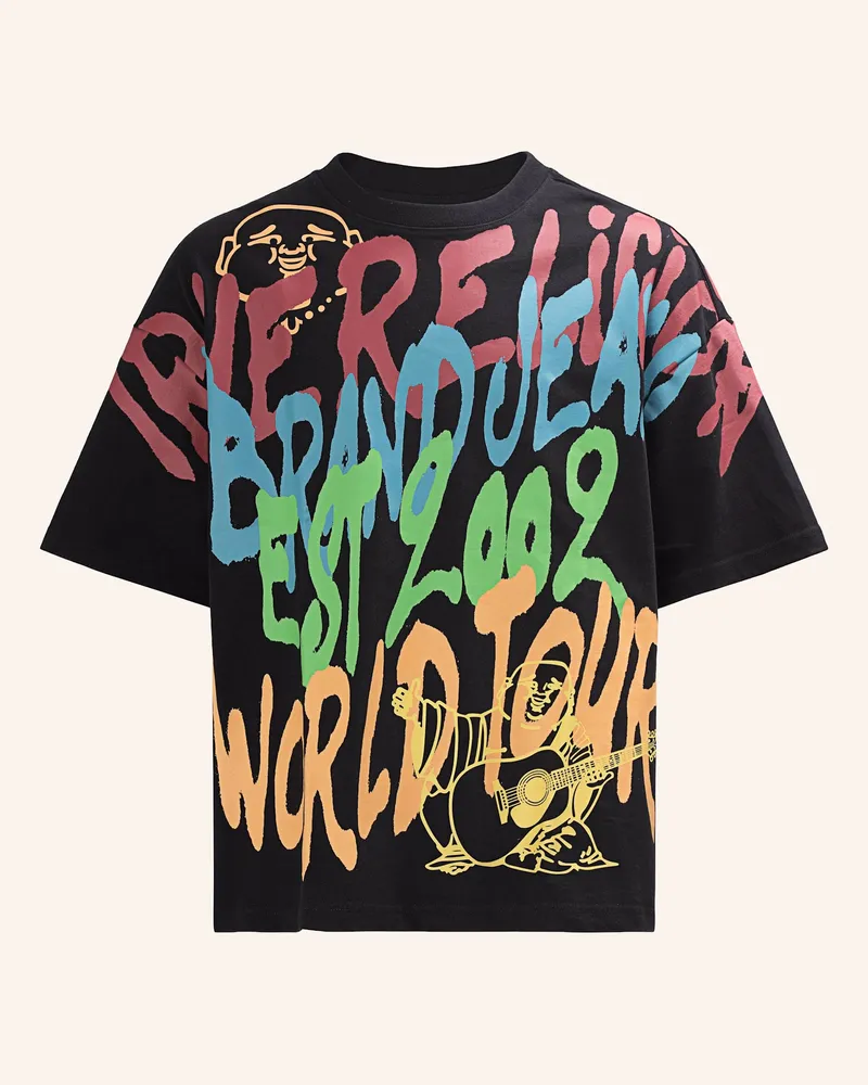 True Religion T-Shirt GRAFFITTI Schwarz