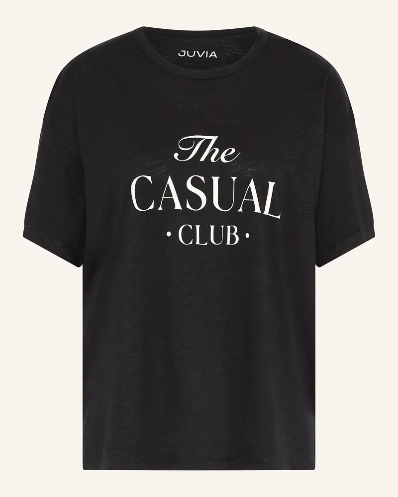 Juvia T-Shirt VALLY Schwarz