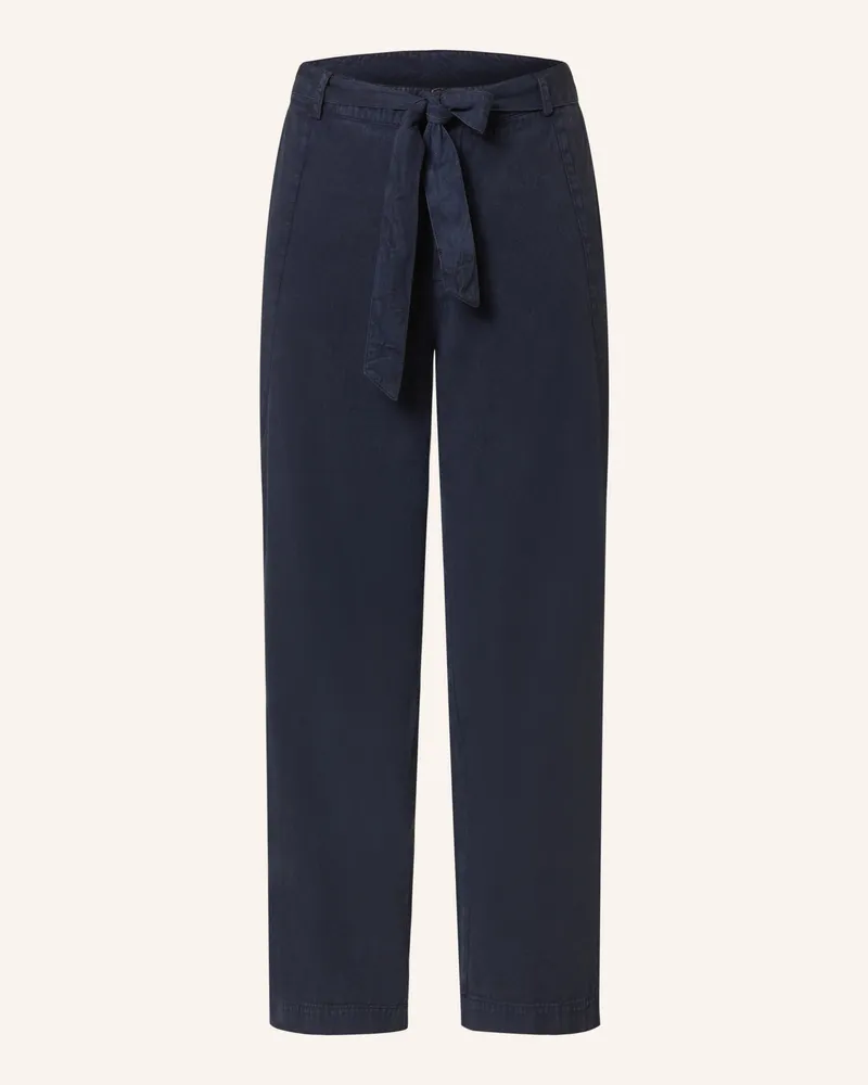 ba&sh 7/8-Hose Sarker blau Dunkelblau
