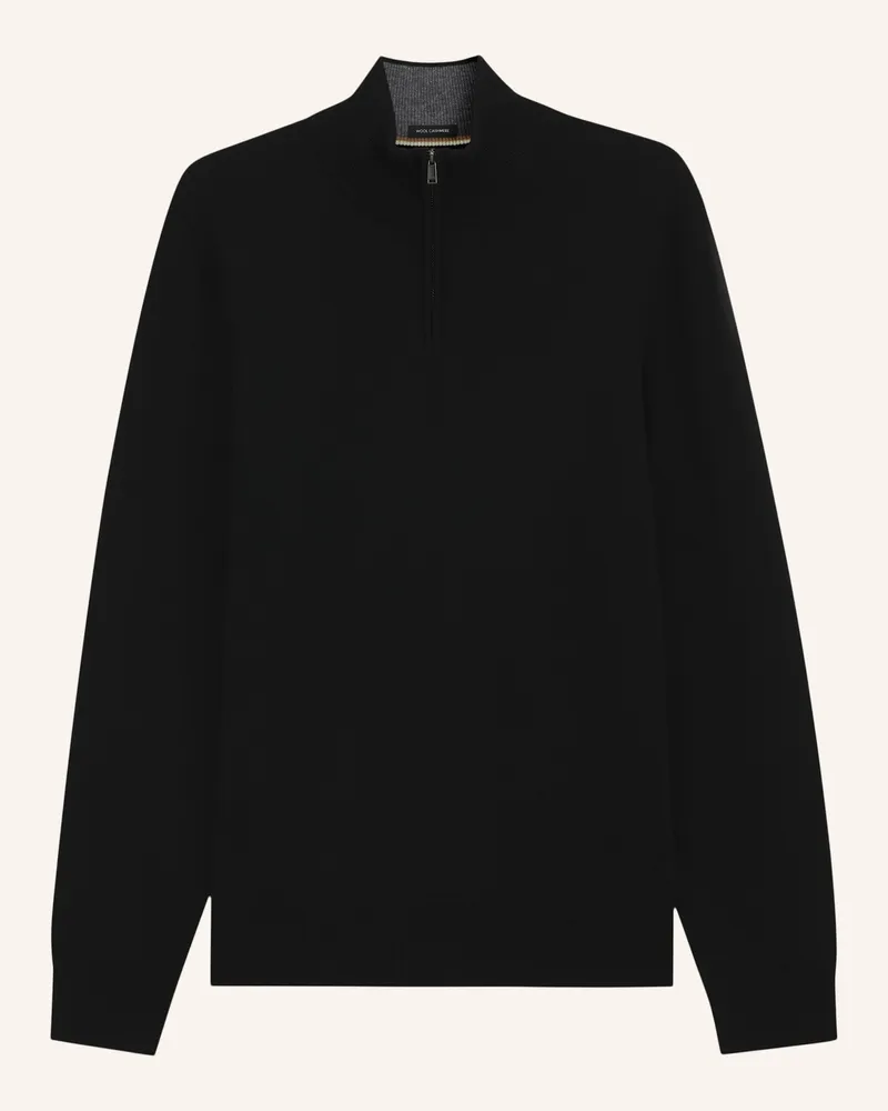 HUGO BOSS Pullover H-Hemarlo Regular Fit schwarz Schwarz