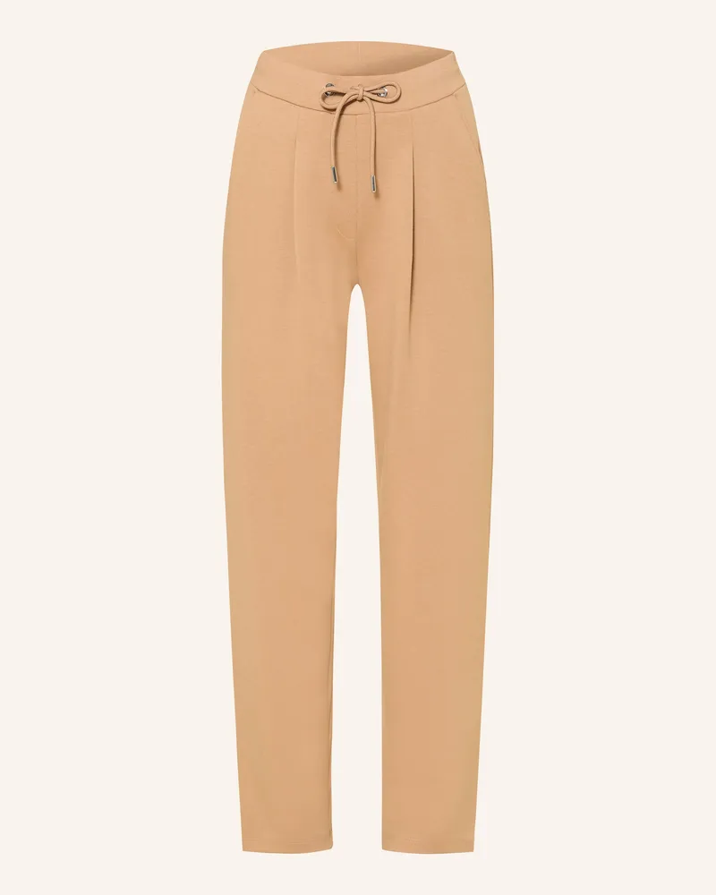monari Jerseyhose Im Jogging-Stil braun Camel