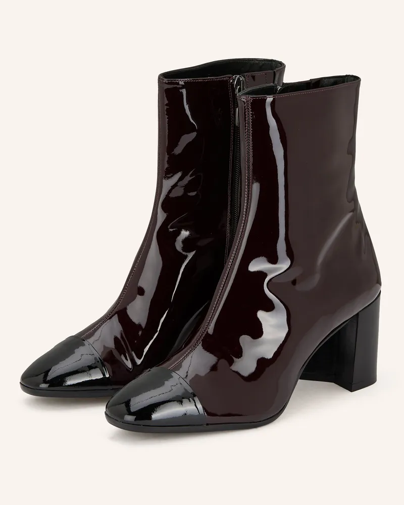 Carel Lackstiefeletten Esprit rot Schwarz