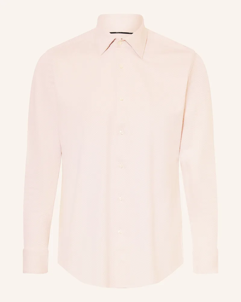 HUGO BOSS Hemd HANK PERFORMANCE Slim Fit Creme