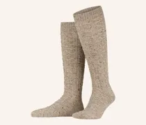 Trachten-Kniestrümpfe braun