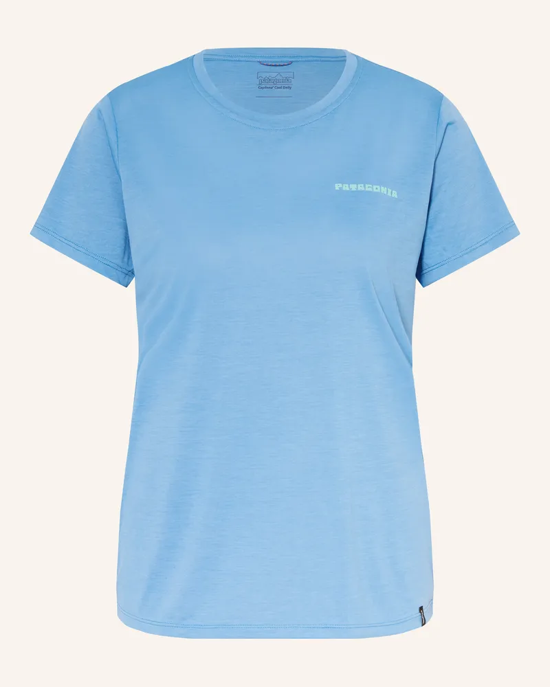 Patagonia T-Shirt Capilene® Cool Daily blau Blau