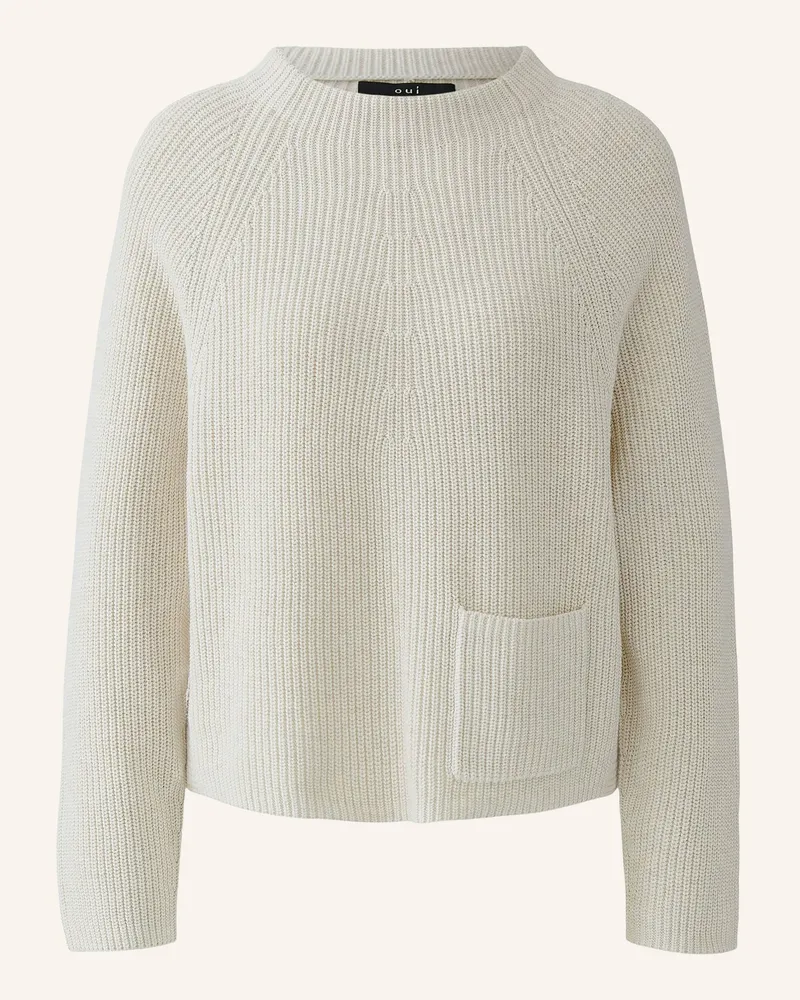 Oui  Pullover Riya weiss Weiss