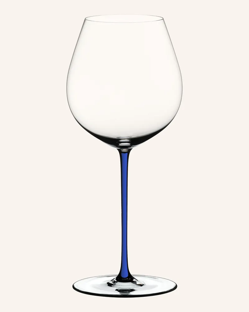 Riedel Weinglas Fatto A Mano By Riedel Pinot Noir blau Weiss