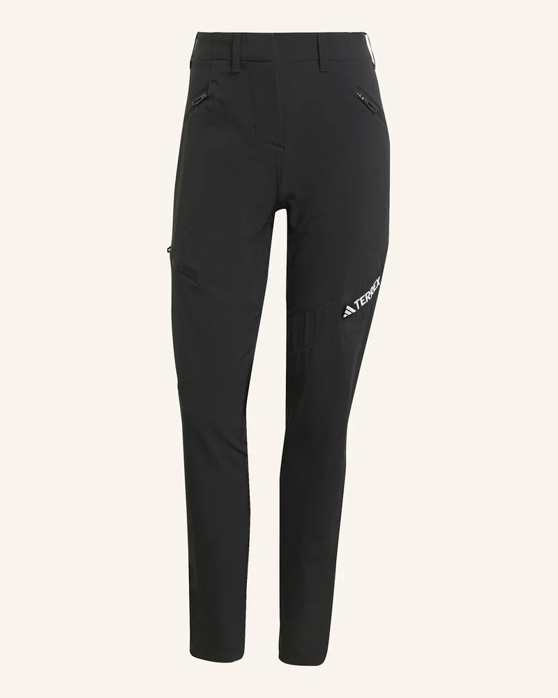 adidas TECHROCK BRUSHED SOFTSHELLHOSE Schwarz