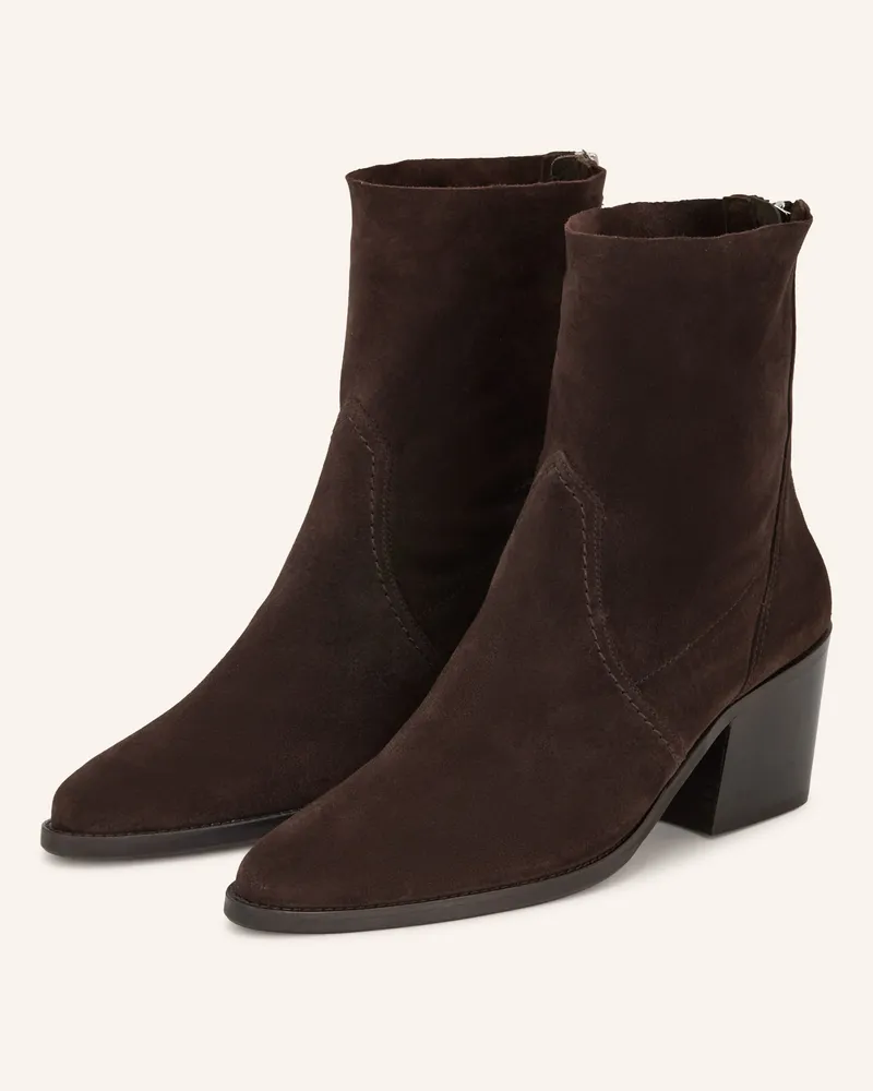 paul green Cowboy Boots braun Dunkelbraun