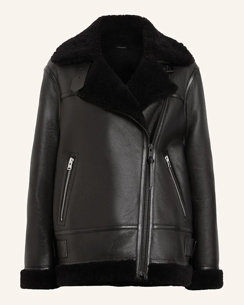 AllSaints Lederjacke SOLA Schwarz