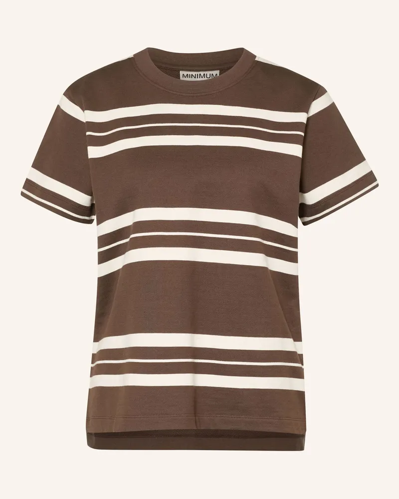 Minimum T-Shirt Lilou braun Dunkelbraun