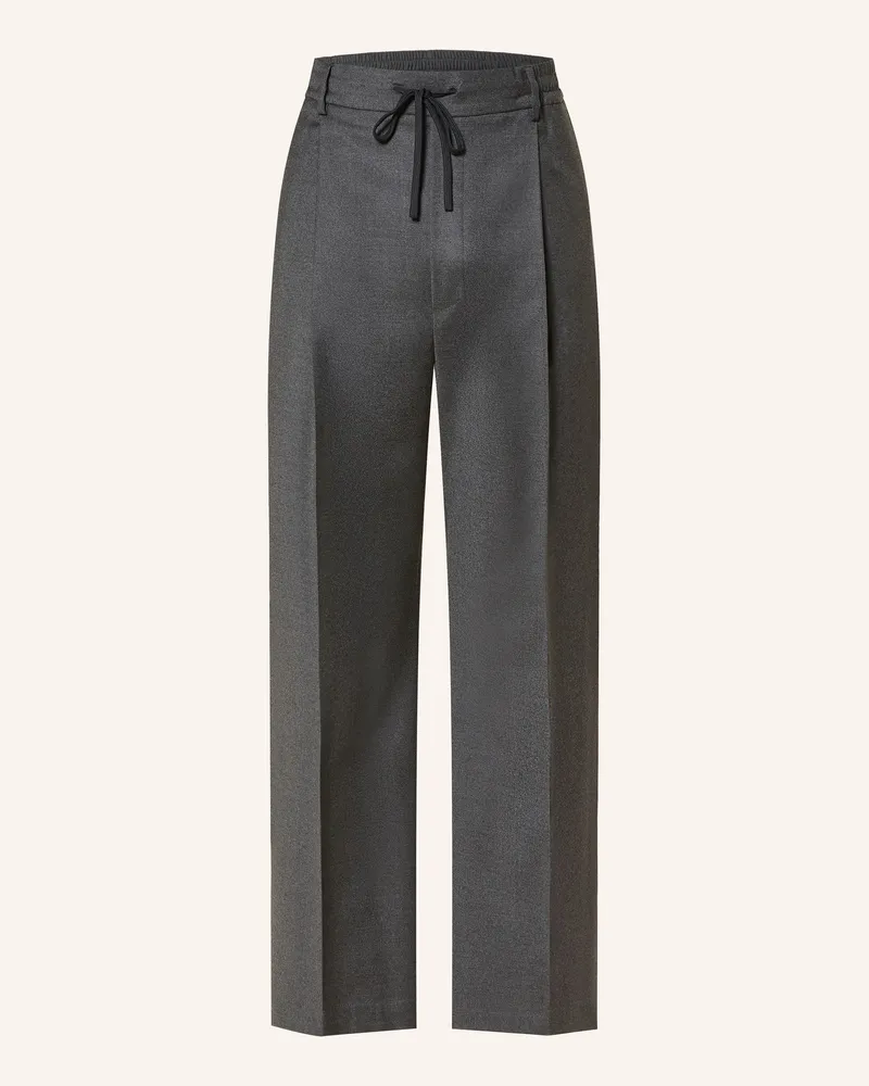 BARENA Hose Regular Fit grau Dunkelgrau