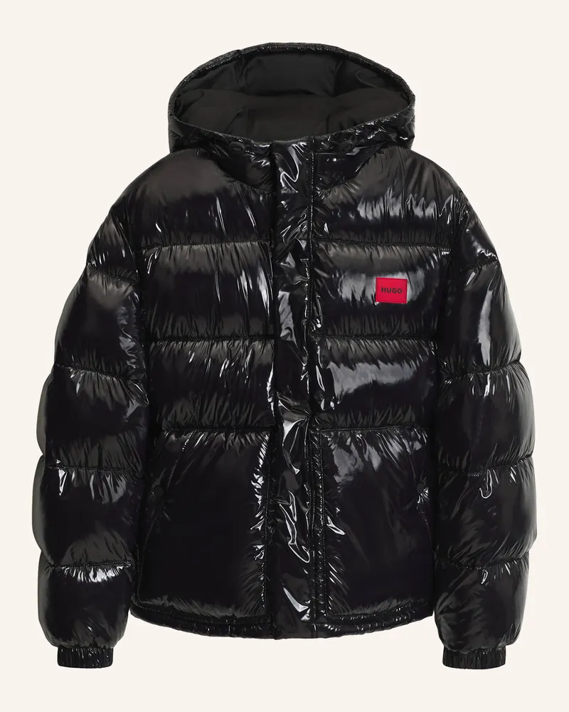 HUGO BOSS Jacke Baro2631_In Regular Fit schwarz Schwarz