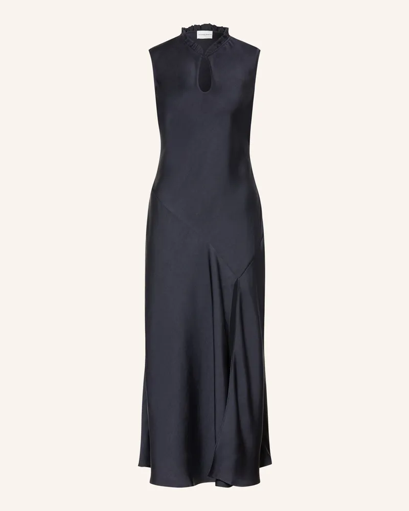 Claudie Pierlot Satinkleid blau Dunkelblau