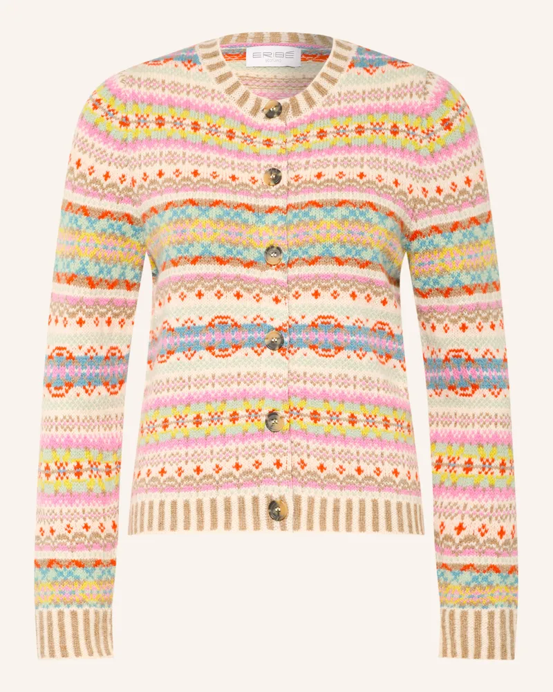 ERIBÉ Strickjacke Kinoross beige Creme