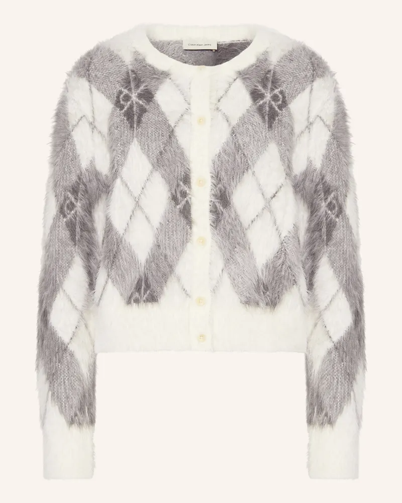 Calvin Klein Strickjacke weiss Weiss