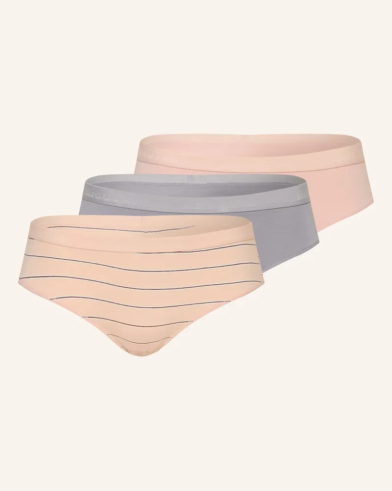 Marc O'Polo 3er-Pack Slips Hellrosa
