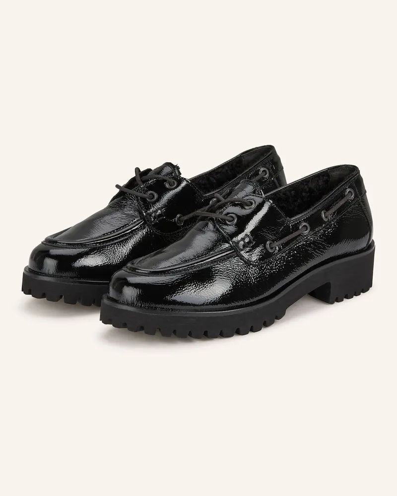 paul green Bootsschuhe Schwarz