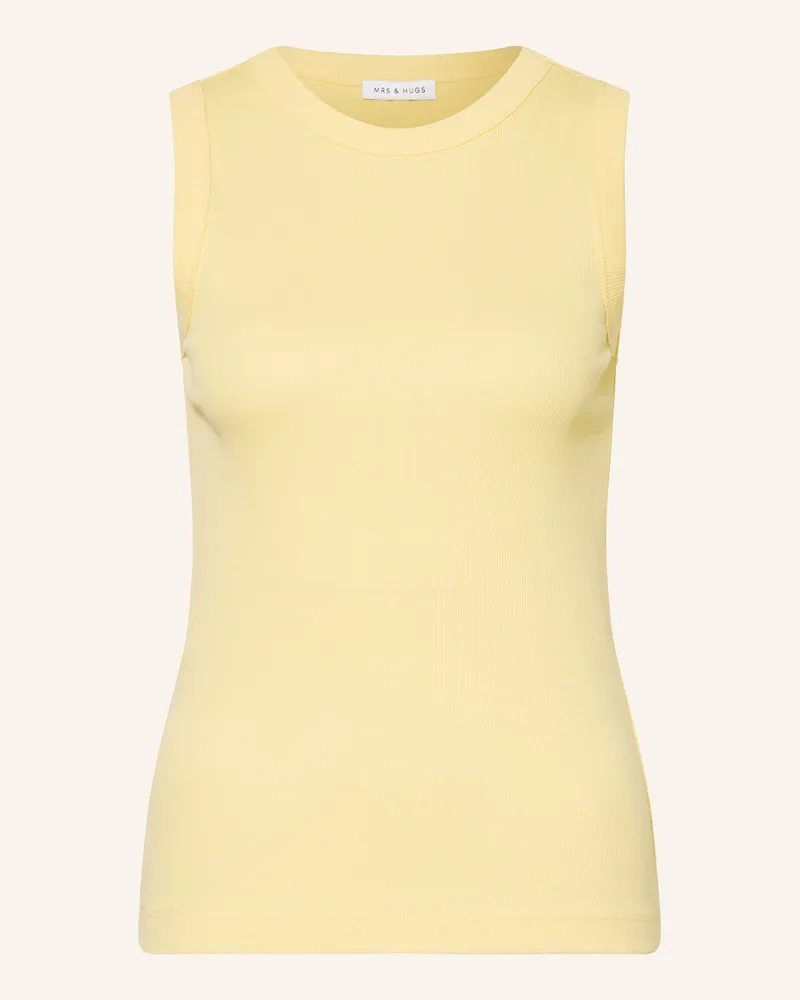 Mrs & HUGS Top Gelb