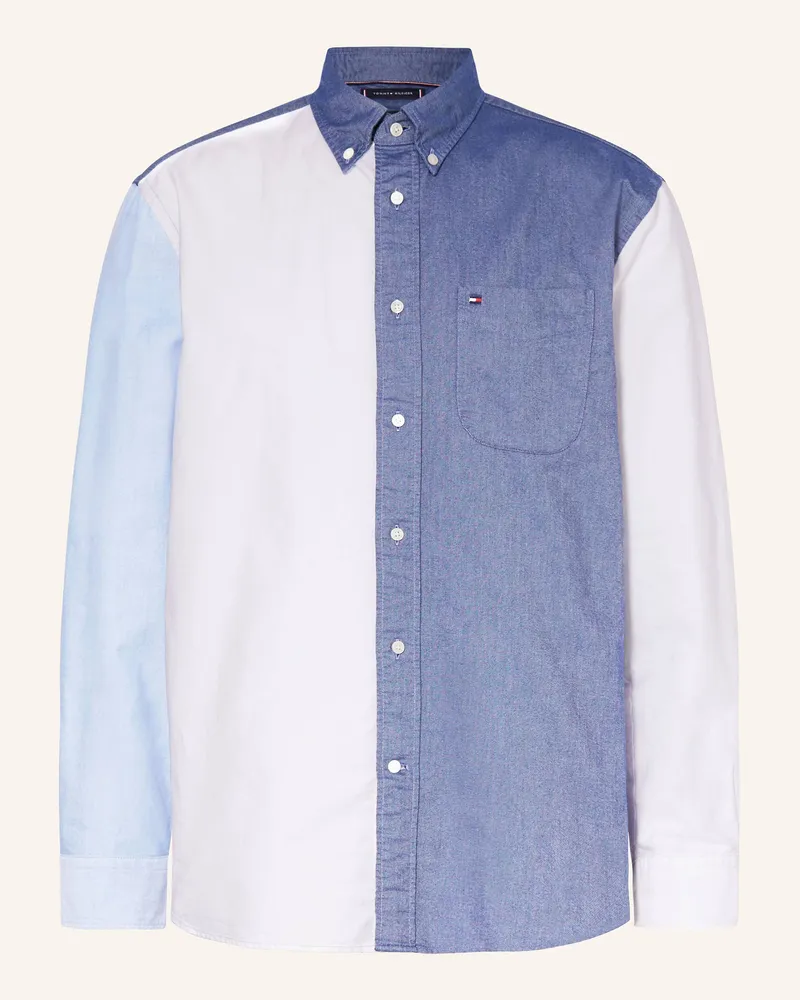 Tommy Hilfiger Oxfordhemd Relaxed Fit Dunkelblau