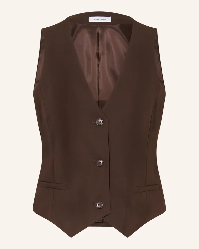 Darling Harbour Blazerweste braun Dunkelbraun