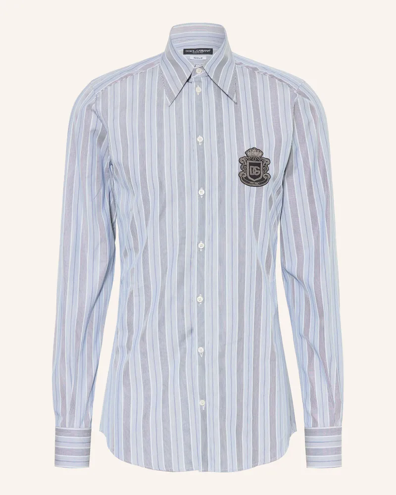 Dolce & Gabbana Hemd Extra Slim Fit blau Blaugrau