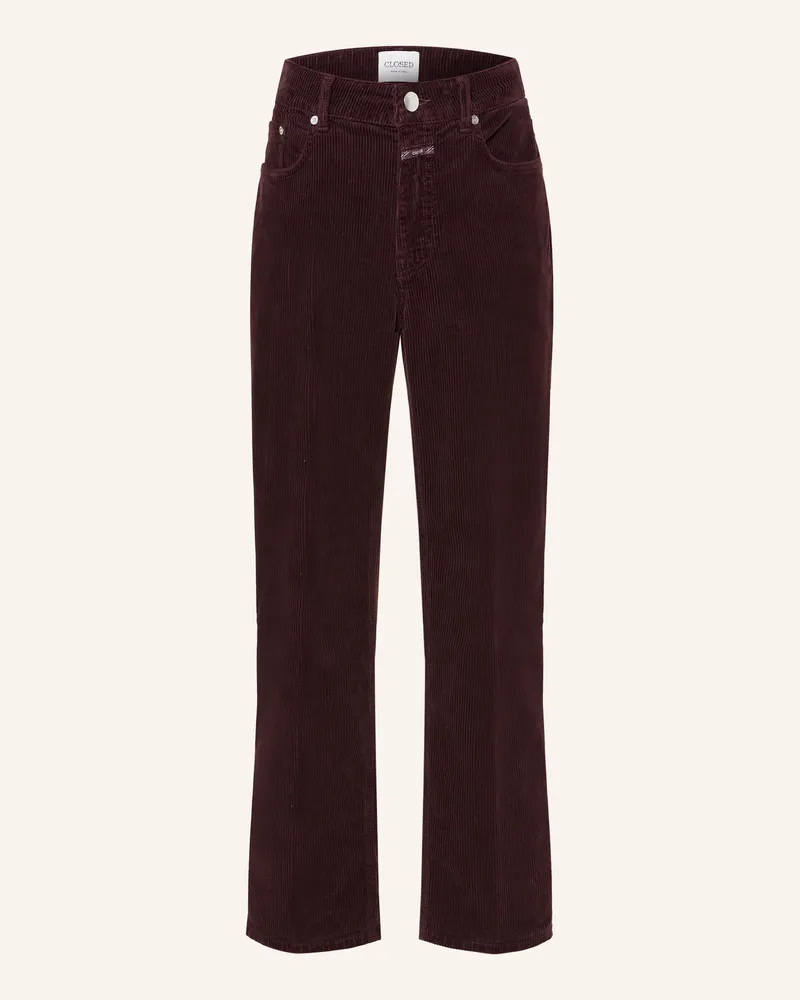 Closed Cordhose MILO Dunkelrot