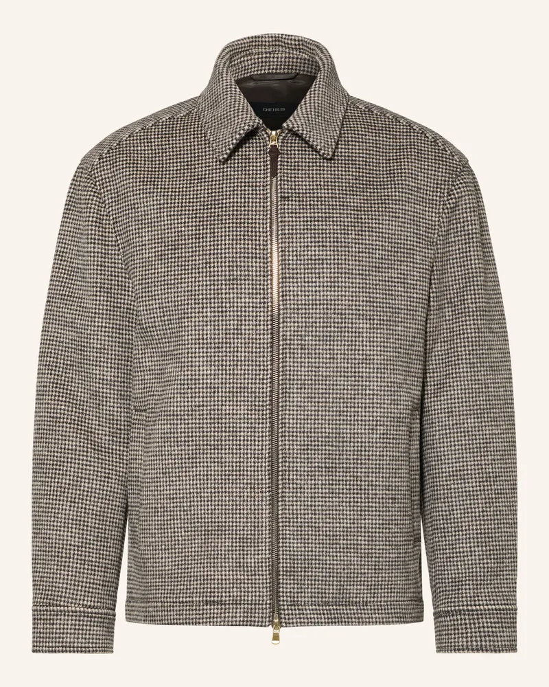 Reiss Overjacket Petrov braun Hellbraun