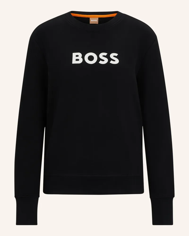 HUGO BOSS Sweatshirt C_ELABOSS_6 Regular Fit Schwarz